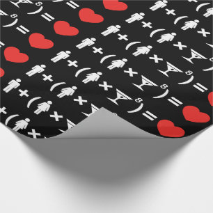 The Love Equation for Women Wrapping Paper