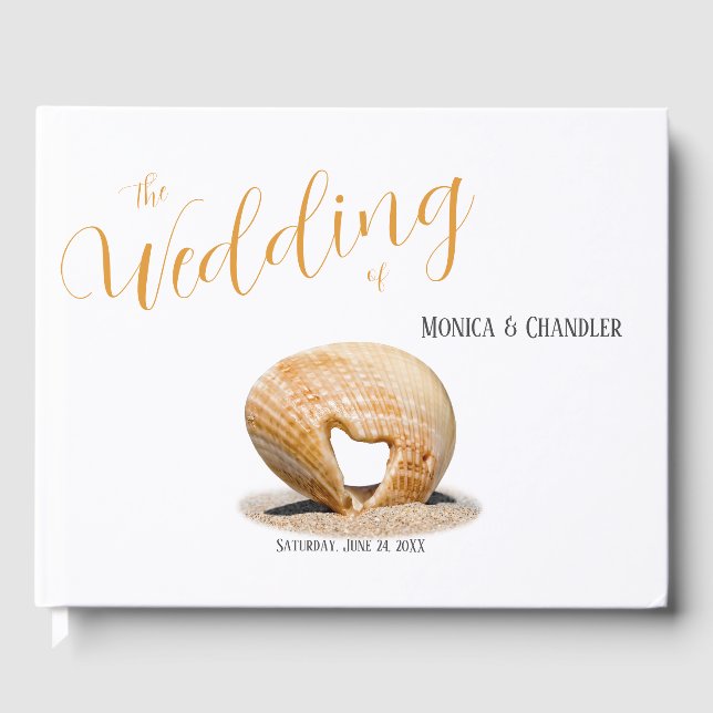 The Love Heart Shell, Wedding, Guest Book (Front)