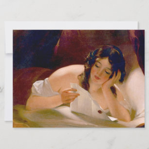 The Love Letter (by Thomas Sully) Card