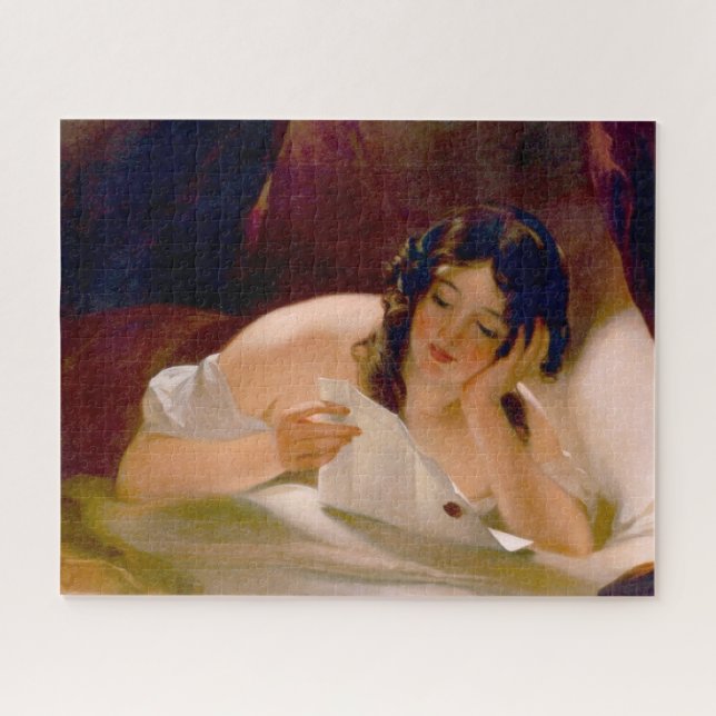The Love Letter (by Thomas Sully) Jigsaw Puzzle (Horizontal)