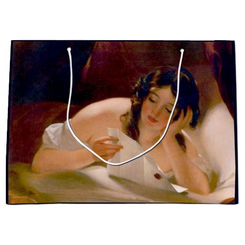 The Love Letter by Thomas Sully Large Gift Bag