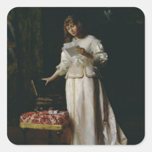 The Love Letter Square Sticker