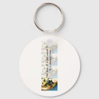 The Love of a Pet Keychain