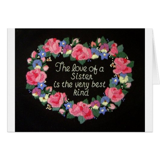 The Love of a Sister Cards (Front Horizontal)