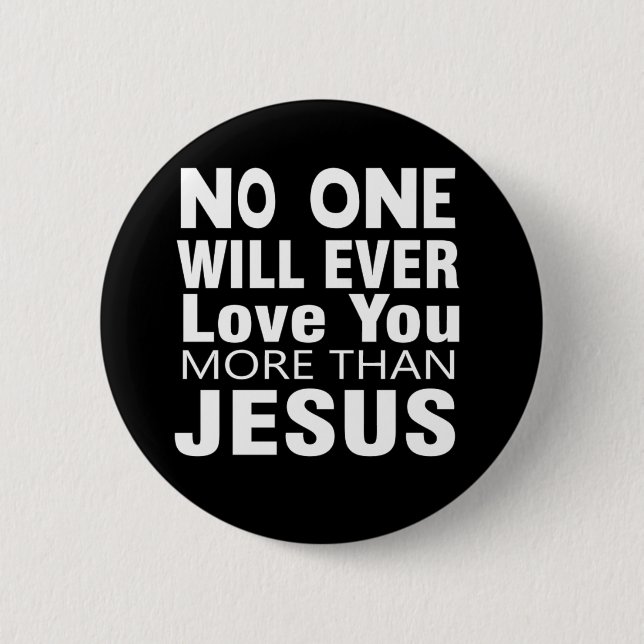 The Love of Jesus Button (Front)