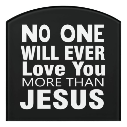 The Love of Jesus Door Sign