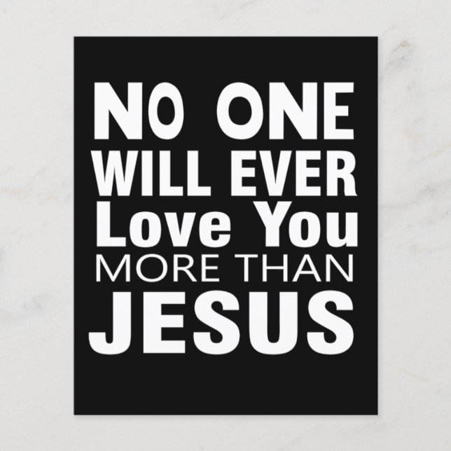 The Love of Jesus Flyer (Front)