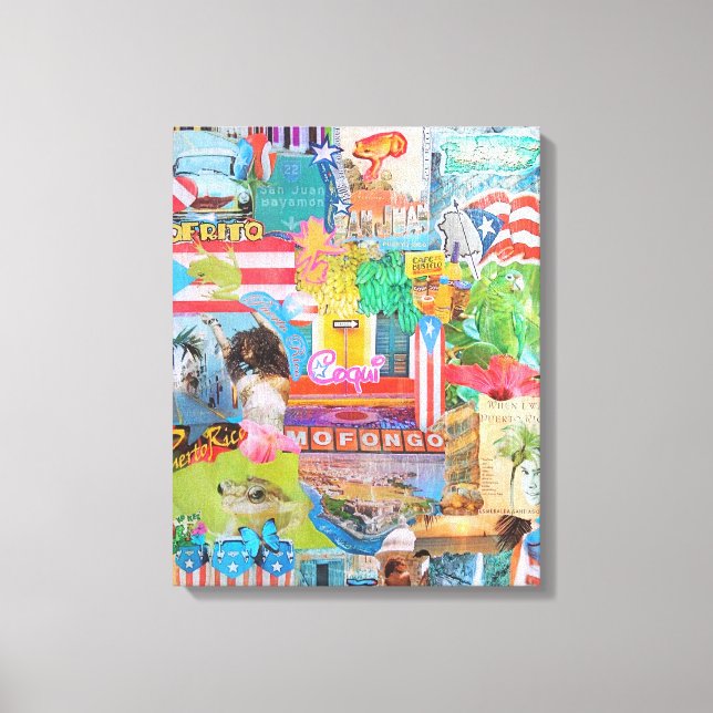 The Love of Puerto Rico Canvas Print (Front)