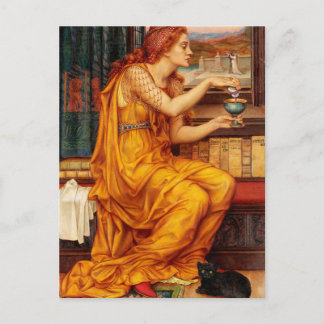 The Love Potion - Evelyn De Morgan Painting Postcard