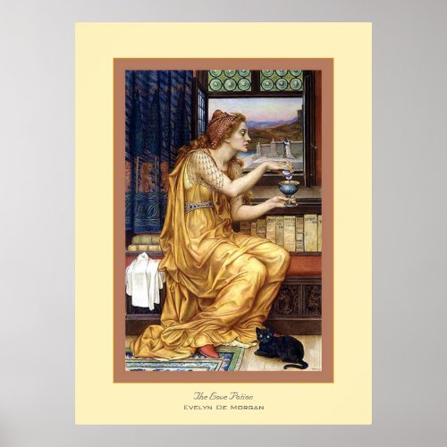 The Love Potion  Evelyn De Morgan Poster