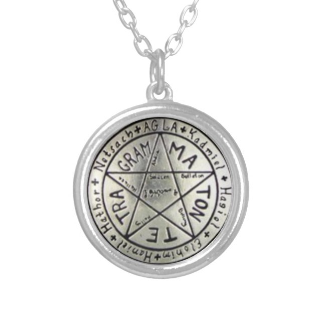THE LOVE TALISMAN SILVER PLATED NECKLACE (Front)