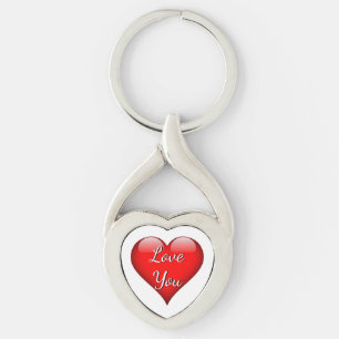 The Love You Heart Key Chain
