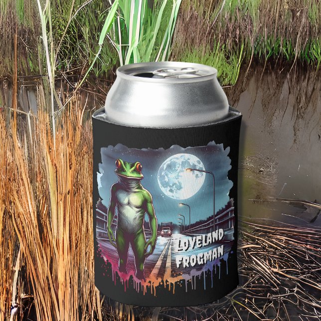 The Loveland Frogman | Ohio Cryptid Can Cooler (Creator Uploaded)