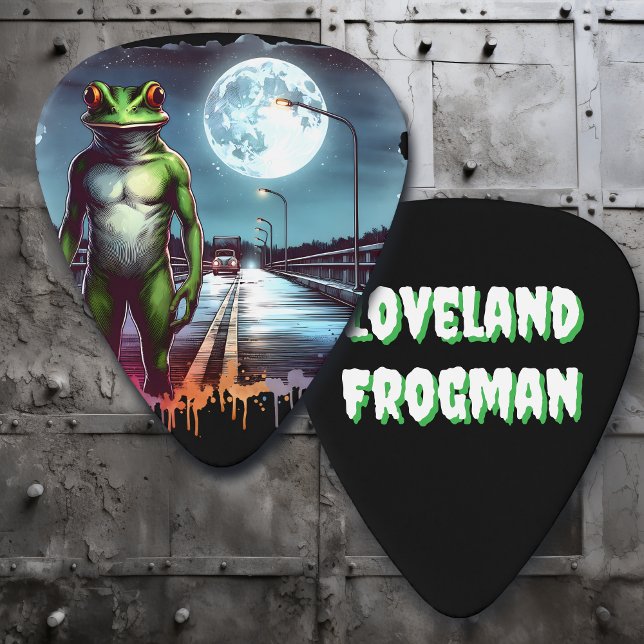 The Loveland Frogman | Ohio Cryptid Guitar Pick (Creator Uploaded)