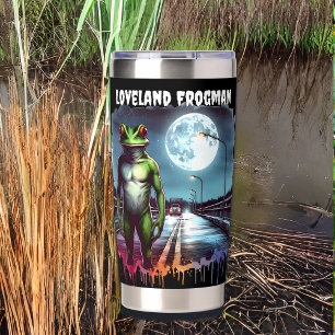The Loveland Frogman   Ohio Cryptid Insulated Tumbler