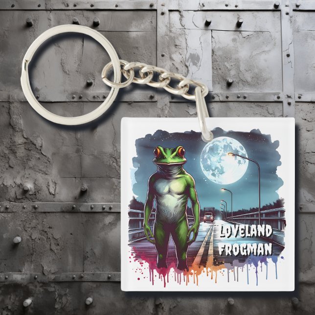 The Loveland Frogman | Ohio Cryptid Keychain (Creator Uploaded)