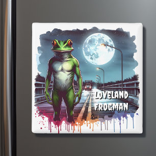The Loveland Frogman Ohio Cryptid Magnet