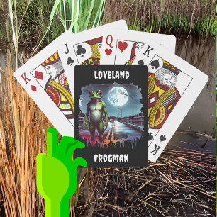 The Loveland Frogman Ohio Cryptid Poker Cards