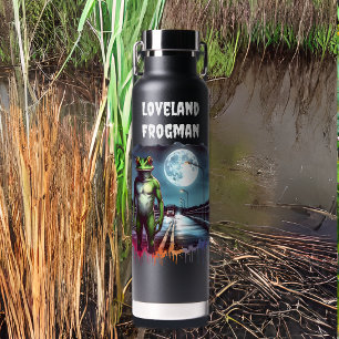The Loveland Frogman Ohio Cryptid Water Bottle