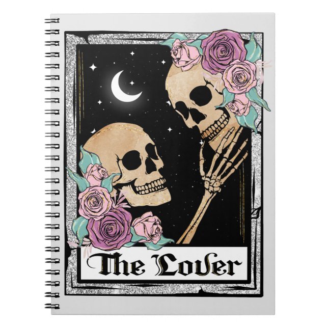 "The Lover" – Gothic Skeleton Romance Notebook (Front)