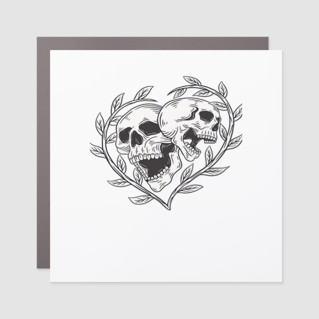 The Lover Till Death Do Us  Car Magnet (Front)