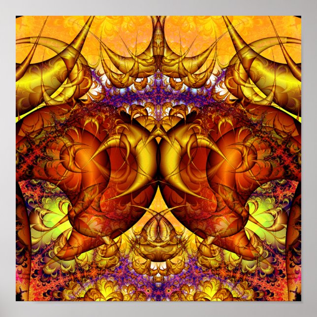 The Lovers (12 by 12) Art Print Poster (Front)