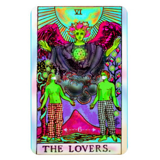 The Lovers Coronavirus Tarot Card Magnet