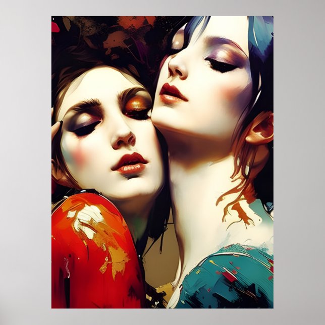 The Lovers Embrace Poster (Front)