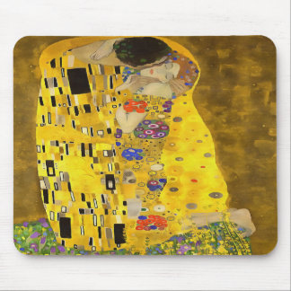 The Lovers Kiss Fine Art Acrylic Painting Mouse Pad