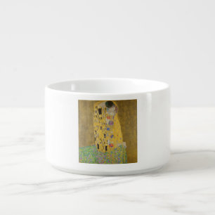 The Lovers Kissing Embrace by Gustav Klimt Bowl