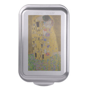 The Lovers Kissing Embrace by Gustav Klimt Cake Pan