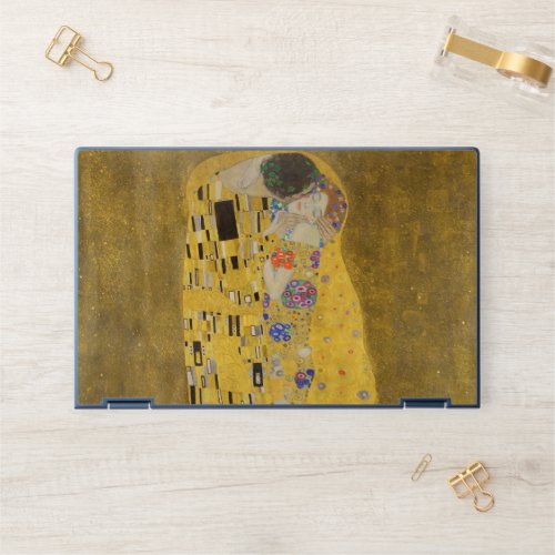 The Lovers Kissing Embrace by Gustav Klimt HP Laptop Skin