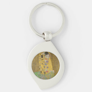 The Lovers Kissing Embrace by Gustav Klimt Keychain