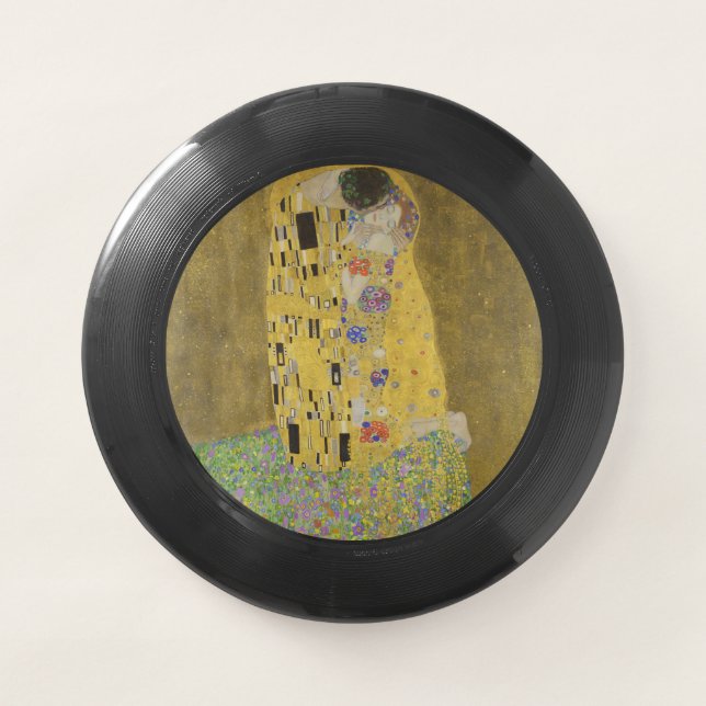 The Lovers Kissing Embrace by Gustav Klimt Wham-O Frisbee (Front)