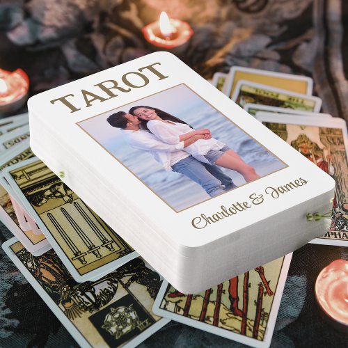 The Lovers Name  Photo Wedding White Tarot Cards 