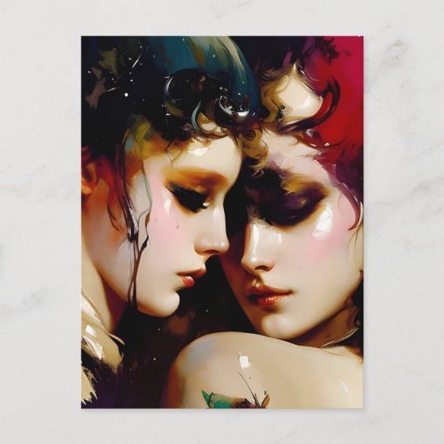 The Lovers Postcard (Front)