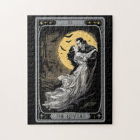 The Lovers Tarot Card – Gothic Vampire Dracula and