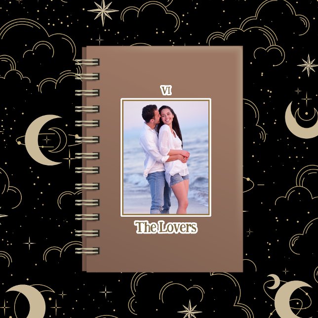 The Lovers Tarot Card | Happy Couple Photo Sticker (Notebook)
