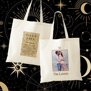 The Lovers Tarot Card Meaning Couple Photo Tote Bag