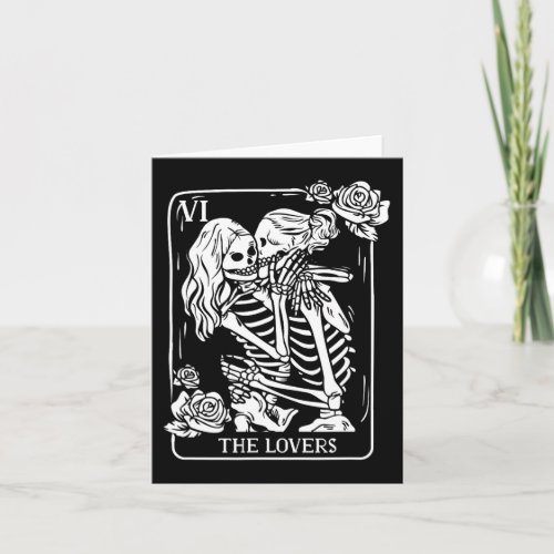 The Lovers Tarot Card Occult Goth Kissing Lesbian 