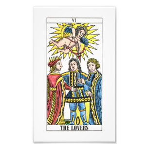 The Lovers Tarot Card Photo Print