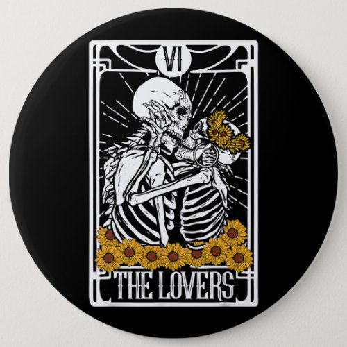 The Lovers Tarot Card Reading Witch Aesthetic Hall Button
