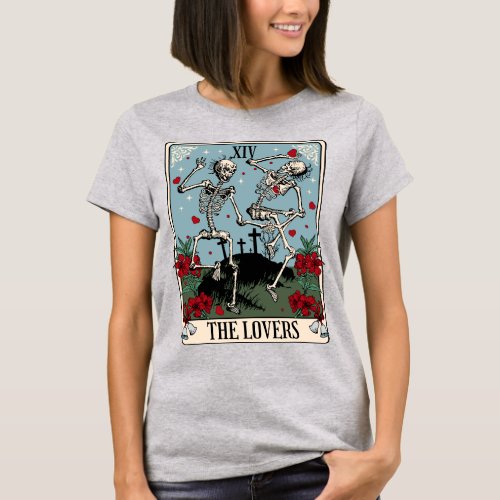 The Lovers Tarot Card T_Shirt