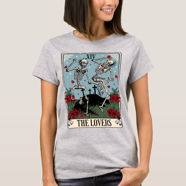 The Lovers Tarot Card T-Shirt (Front)