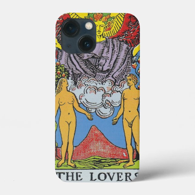The Lovers Tarot Card Tarots Reading Case-Mate iPhone Case (Back)