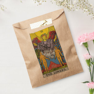 The Lovers Tarot Card Tarots Reading Favor Bag