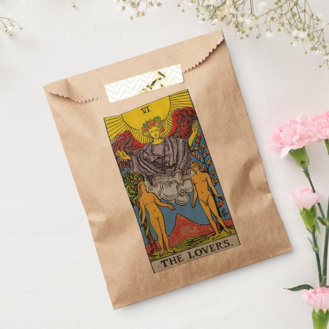 The Lovers Tarot Card Tarots Reading Favor Bag (Sealed)