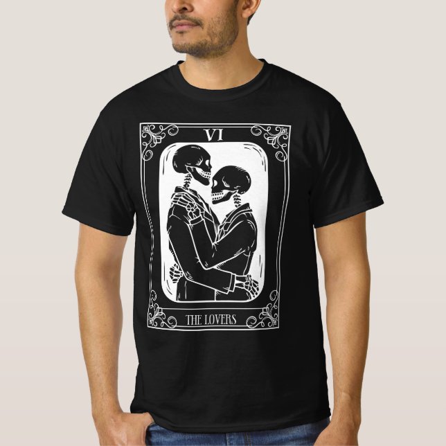 The Lovers Tarot Cards T-Shirt (Front)