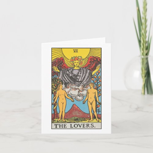 The Lovers tarot _ Rider Waite Smith tarot Card