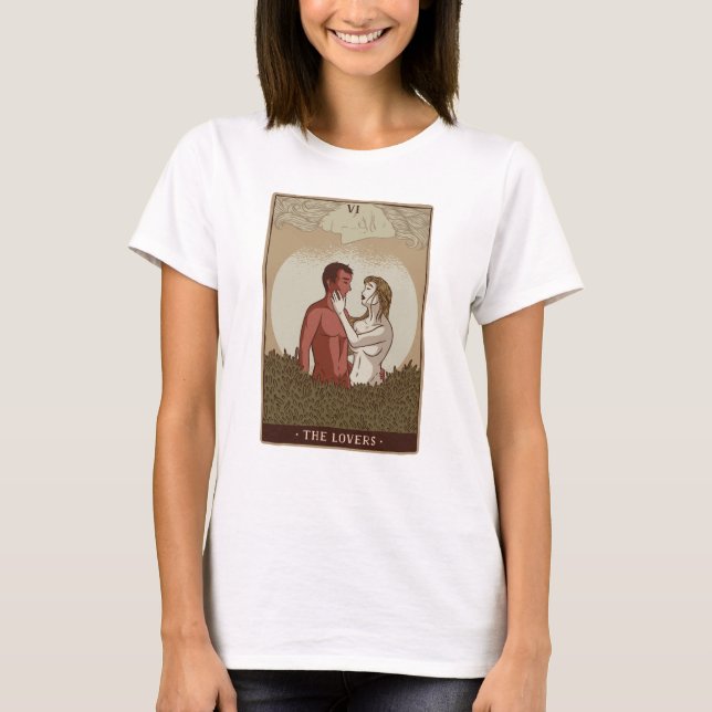 The Lovers Tarot T-Shirt (Front)